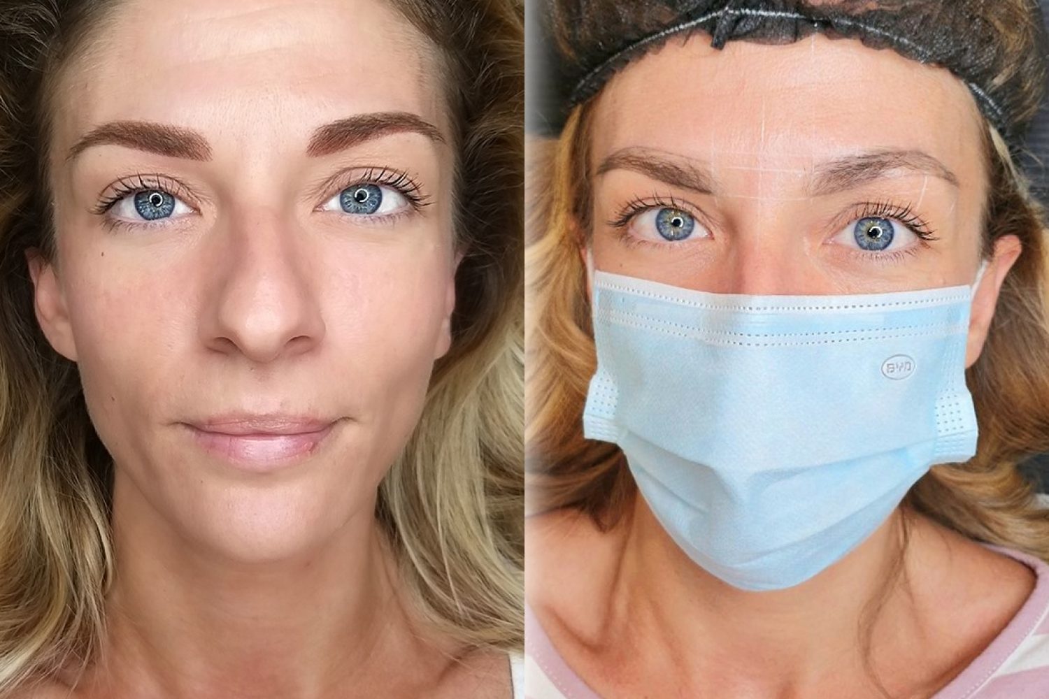 Trucco permanente sopracciglia, le foto del prima e del dopo