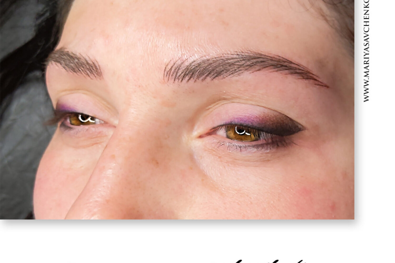 Eyeliner sfumato permanent makeup