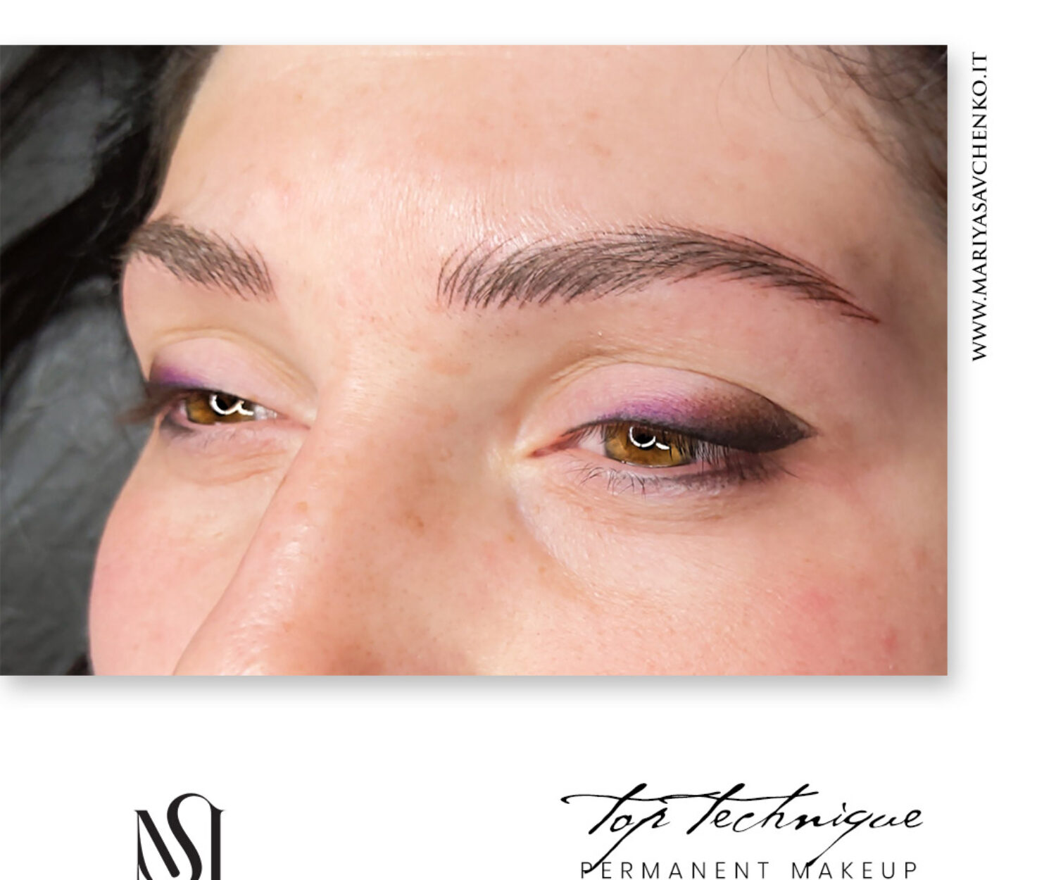 Eyeliner sfumato permanent makeup