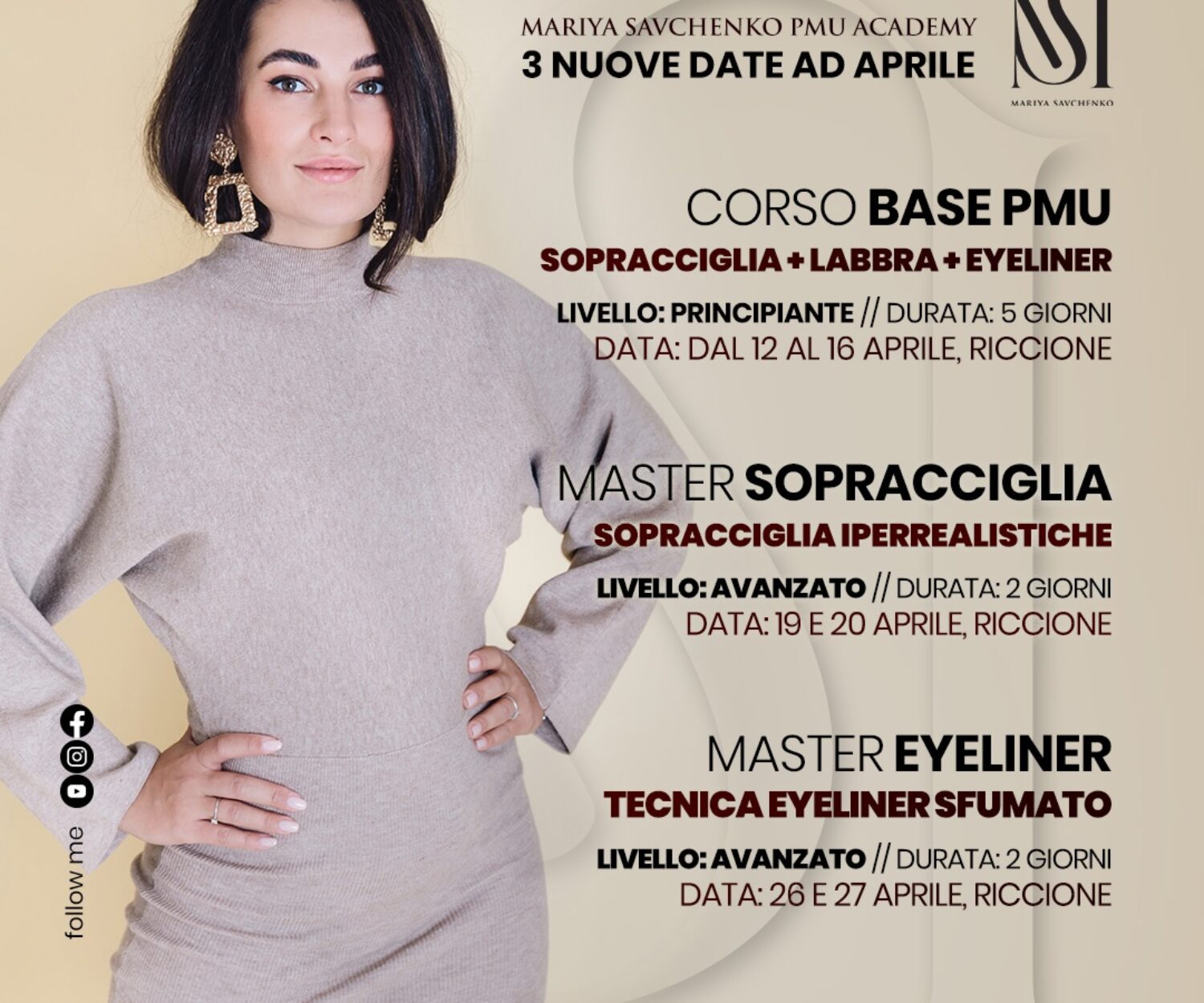 Corsi dermopigmentazione di Aprile