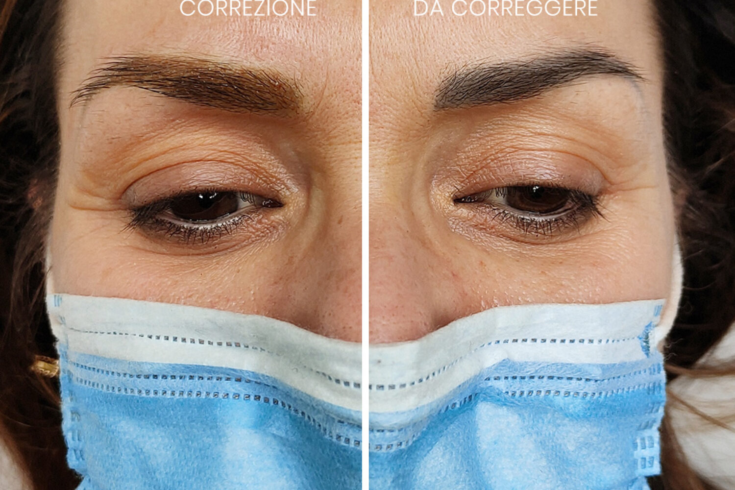 perchè le sopracciglia tatuate diventano grigie? La correzione simulata del colore nuovo marrone