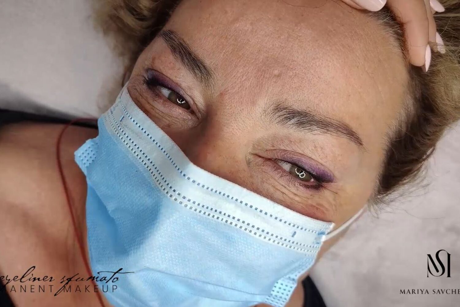 eyeliner sfumato video dettaglio sfumatura palpebra dermopigmentazione
